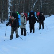 Лыжный поход 1 к.с.по Мещере 2